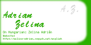 adrian zelina business card